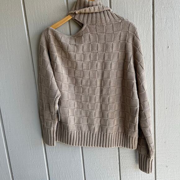 STAUD Cream Turtleneck Sweater - Picture 9 of 10
